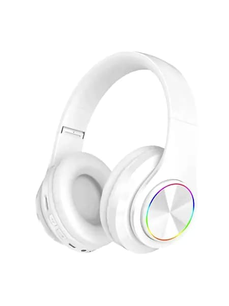 Наушники беспроводные с микрофоном, Bluetooth, белый