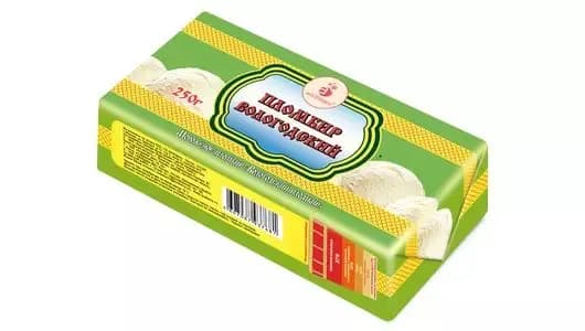 Мороженое Вологодский пломбир 15% брикет 250 г