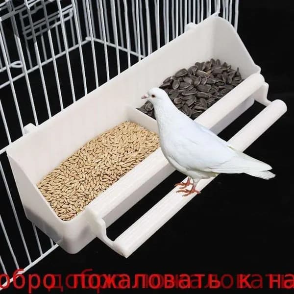 Кормушка для птиц, попугаев, птиц, кормушка для попугаев, пластиковый контейнер для воды, еды
