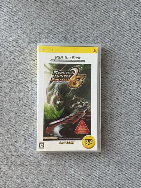 Видеоигра для PSP Monster Hunter Portable 2nd G / Охотник на Монстров Портативная версия 2nd / SP the Best (переиздание бестселлера) нет буклета