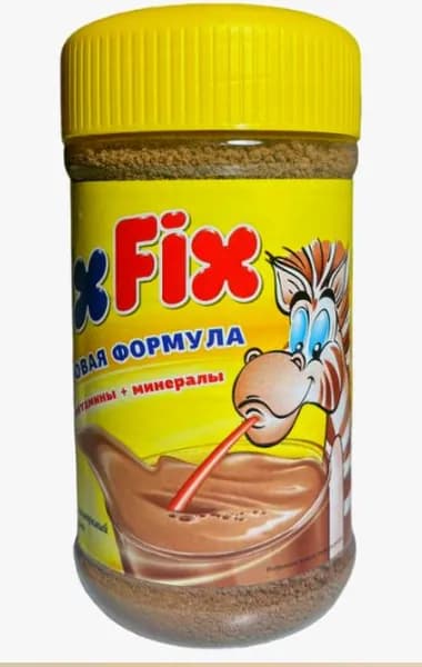 Какао-напиток растворимый Mix Fix Витамины+Кальций для детей 300 грамм пэт упаковка