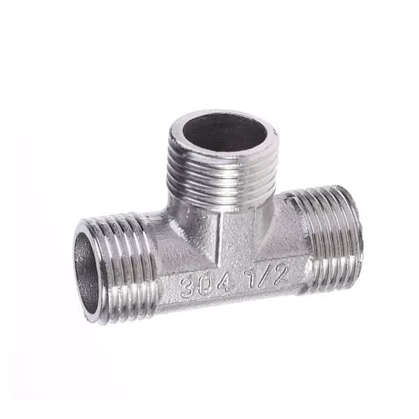 G1/2 Тройник 3 Way Plumping Труба Фитинги Хромированная Латунь T Тип Ванная Комната Аксессуары Биде Водонагреватель Части Клапан