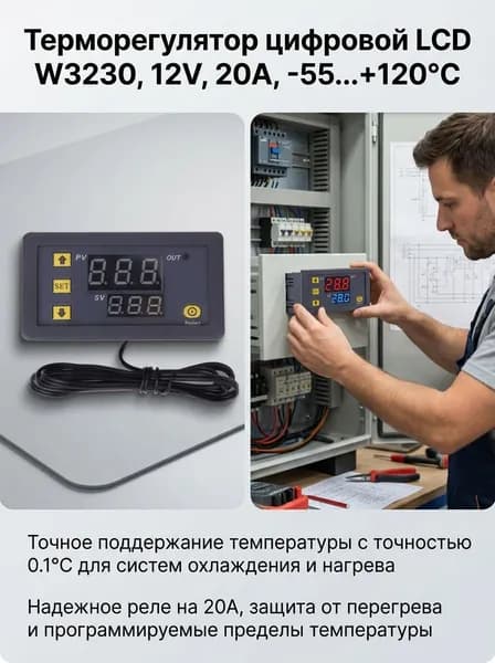 Терморегулятор высокой точности W3230