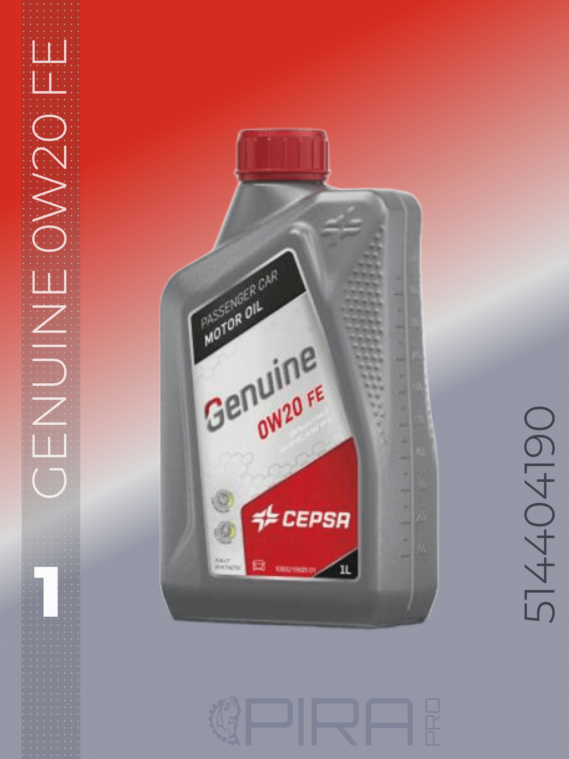 CEPSA GENUINE FE 0W-20 Масло моторное, Синтетическое, 1 л