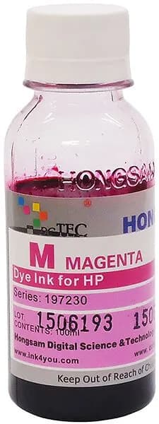 Чернила DCTec водорастворимые HP DJ100 Magenta (пурпурный) 100 мл