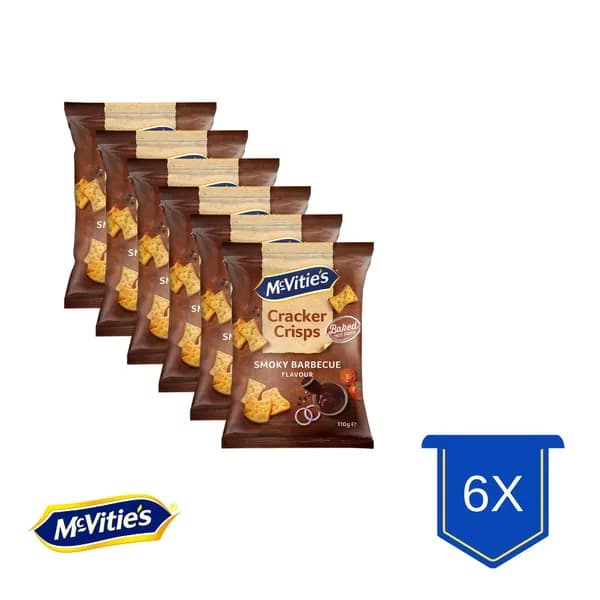 McVitie's Крекерные чипсы со вкусом дымного барбекю
