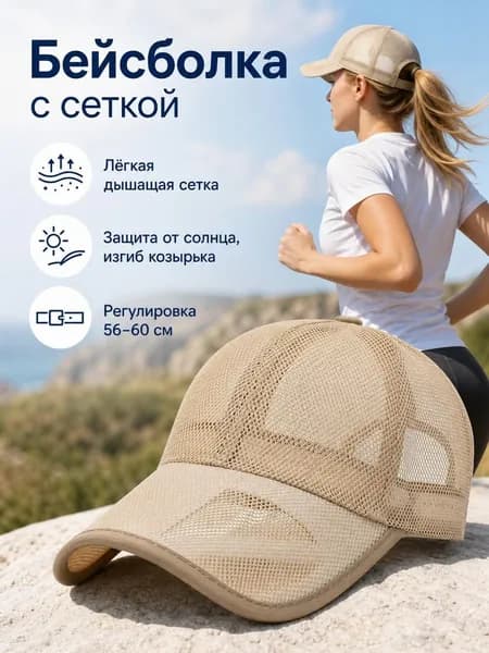 Бейсболка для рыбалки и охоты