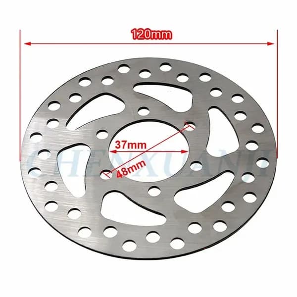Диск тормозной (ротор), 120mm, 6 отверстие, для велосипеда, электросамоката