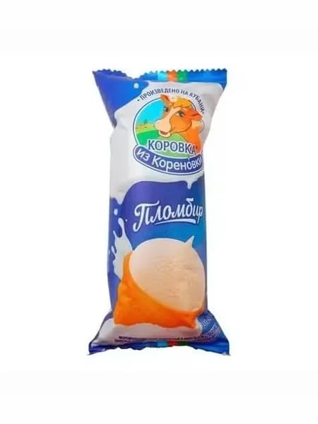 Мороженое Коровка из Кореновки пломбир стаканчик БЗМЖ 100 г