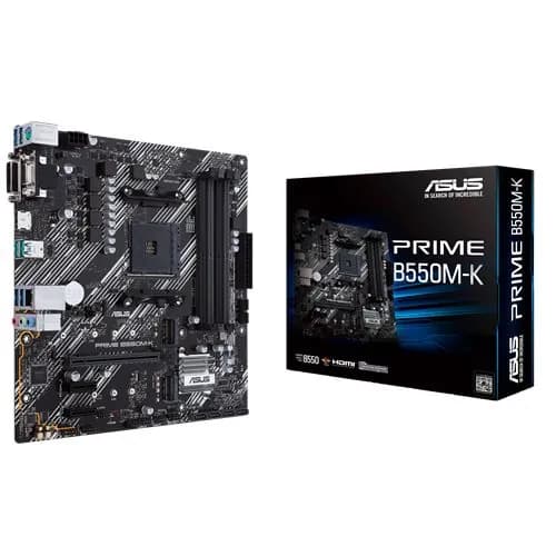 ASUS PRIME B550M-K AM4 DDR4 Материнская плата