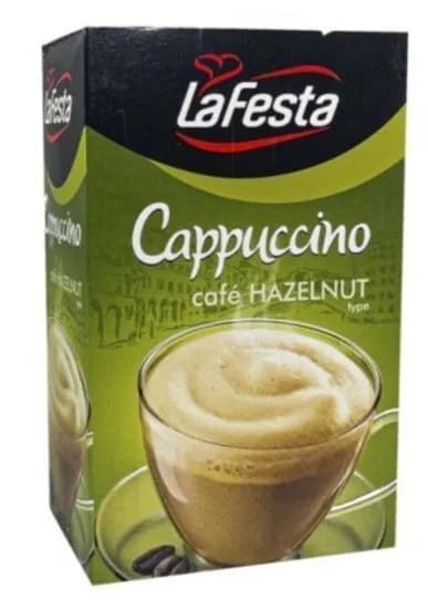 La Festa Кофейный напиток Cappuccino Ореховый, 10 шт по 12,5 г