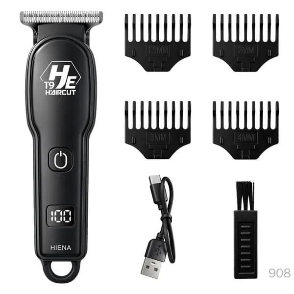 Машинка для стрижки HYN-091, черный матовый