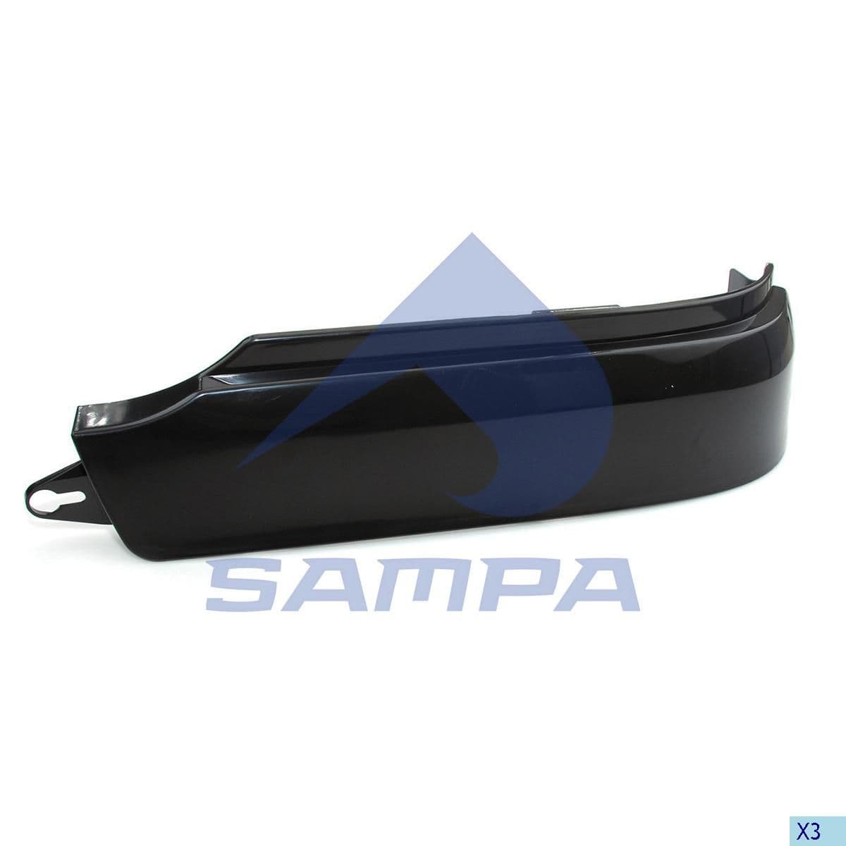 Угол бампера правый MAN TGX 1820 0196 SAMPA