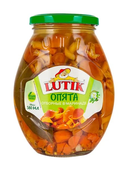 Опята Lutik отборные в маринаде, 580мл