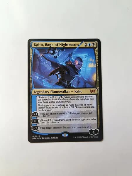 Портативные карты MTG Настройка и прокси Высокое качество без фольги Кето, демон кошмара