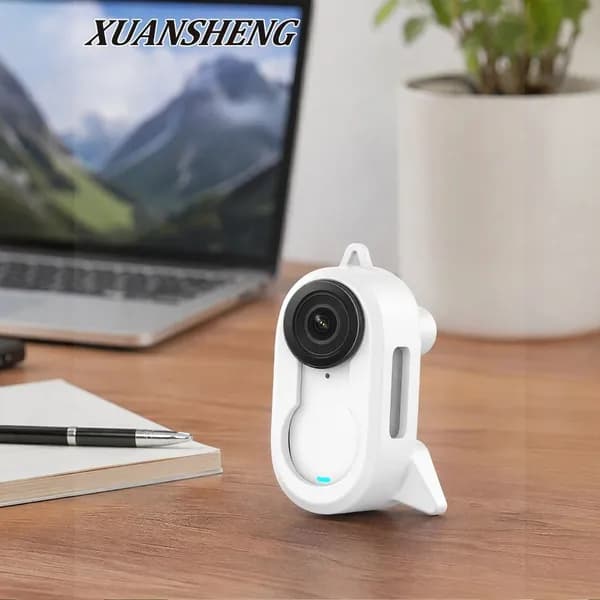 Чехол для экшн-камеры Insta360 GO3S и GO3 из силикона с функцией крепления булавкой и устойчивой опорой