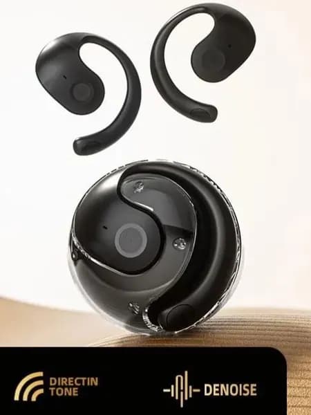 Наушники беспроводные с микрофоном, Bluetooth, USB Type-C, черный