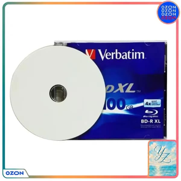 Диск для записи BD-R, 100 ГБ, 1 шт