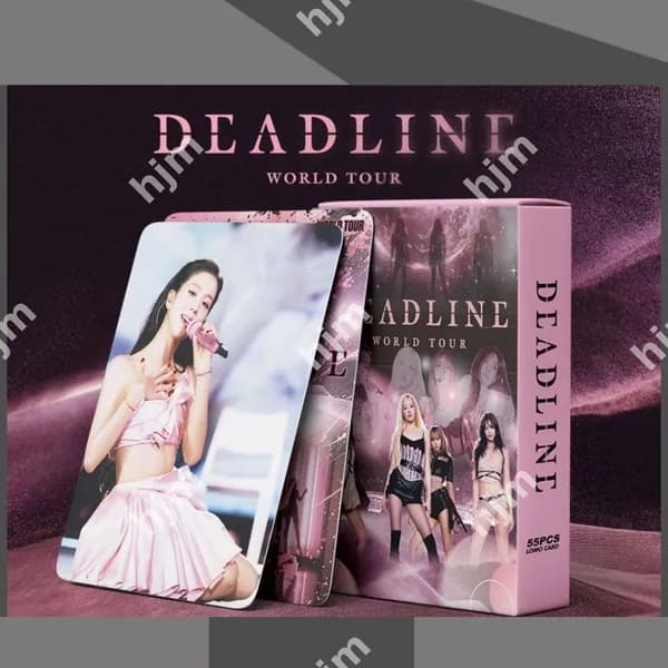 VOFIRROB LOMO-карточки BlackPink 2025 WorldTour DeadLine, 55 шт., K-POP BLINK 2025 Мини-фотокарточки для фанатов