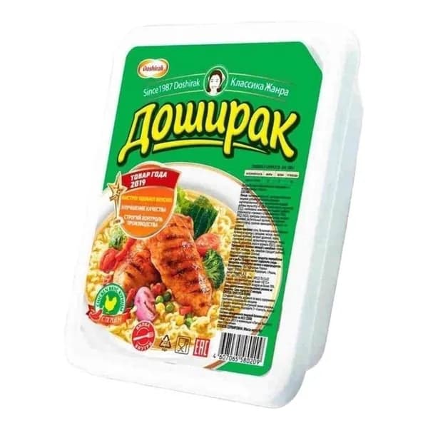 Лапша Doshirak со вкусом курицы с перцем 90 г