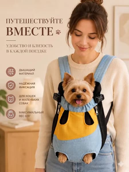 Многофункциональный рюкзак для занятий спортом на открытом воздухе для кошек и собак