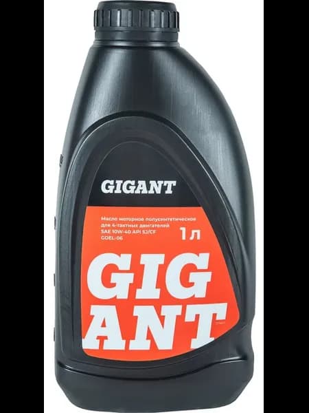 Масло 4-х тактное 10W40 1 л Gigant GDEL-06