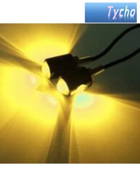 Поворотник янтарный для мотоциклов, универсальный 12v led индикатор / алюминиевый, водонепроницаемый ip68
