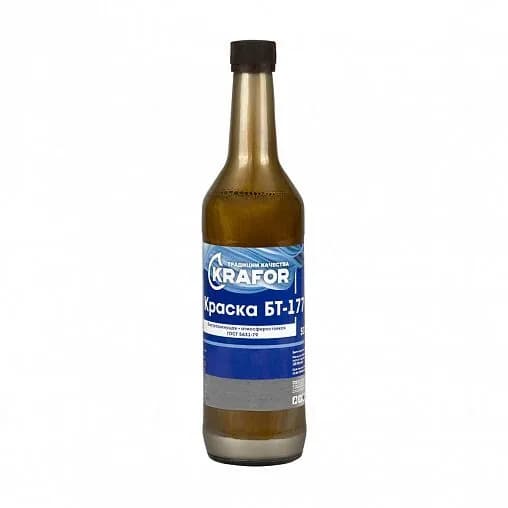 Krafor Краска, Алкидная, 0.5 л, 0,5 кг, золотой