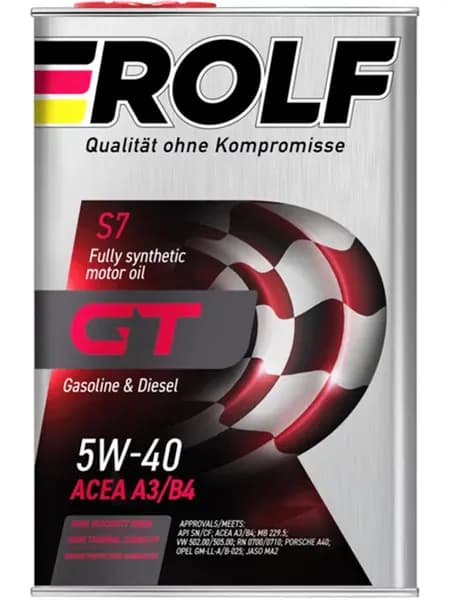 Масло моторное GT 5W-40 ГТ синтетическое
