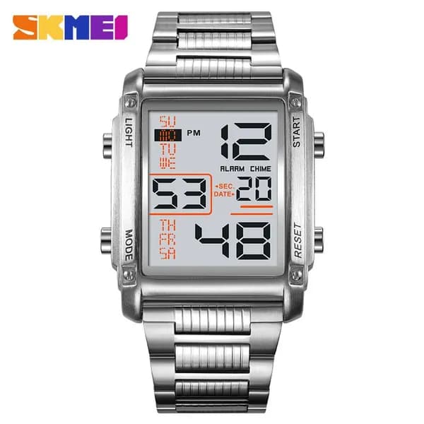 Смарт-часы 2206, 38mm, Серебристый корпус, белый циферблат