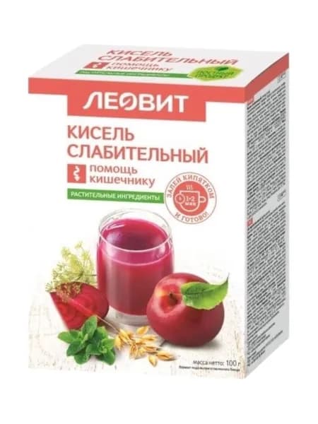 ЛЕОВИТ Кисель диетич слабительный 20г 5шт. пак - 1 уп.