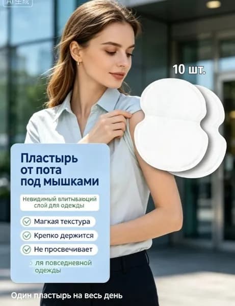 Вкладыши от пота, 10 шт.