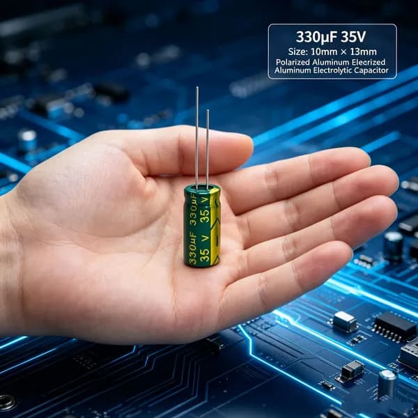 10 шт 35B330мкф 35V330UF 10X13MM материнская плата Электролитический конденсатор аксессуар