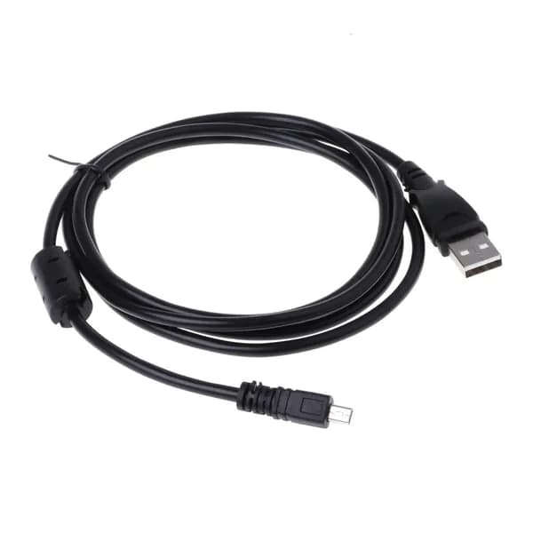Кабель USB для камеры UC-E6 1.5M с магнитным кольцом, Черный