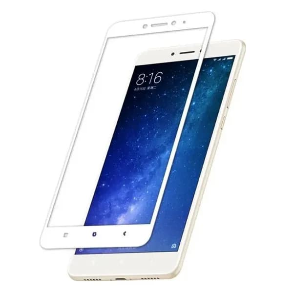 Защитное стекло 5d, для Xiaomi Mi Max 2, mde40, white