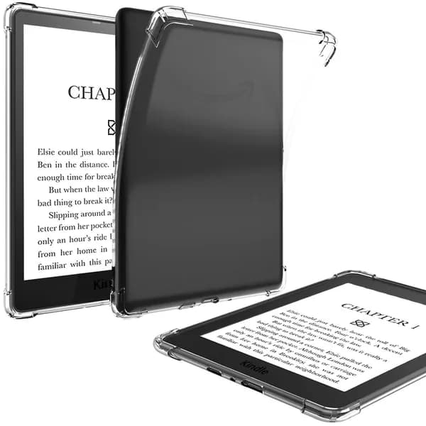Прозрачный чехол для 6,8-дюймового Kindle Paperwhite (11-е поколение-2021) и Kindle Paperwhite Signature Edition - Легкая прозрачная мягкая задняя крышка TPU