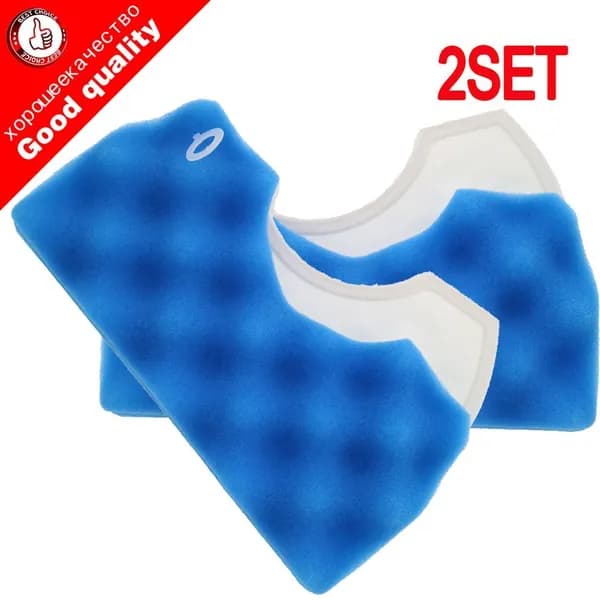 стандартная губка фильтр вставка подходит для Samsung SC43 SC44 SC45 SC46 DJ97-01040C пылесосы -2шт