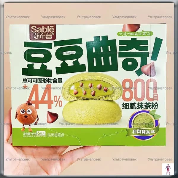 Печенье Шабу Доу Доу - японский вкус матча