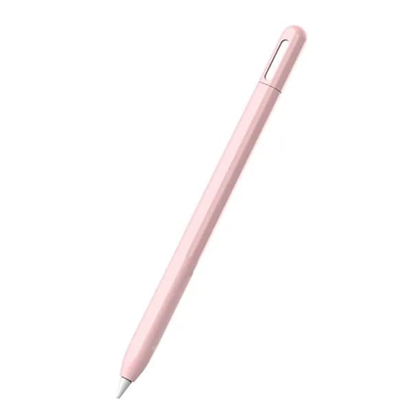 (1 шт.) Силиконовая ручка для Apple Pencil Pro - розовая