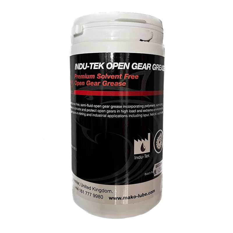 Indu-Tek Open gear grease NLGL 00-0 (банка 1 кг) Алюминиевая смазка для открытого редуктора