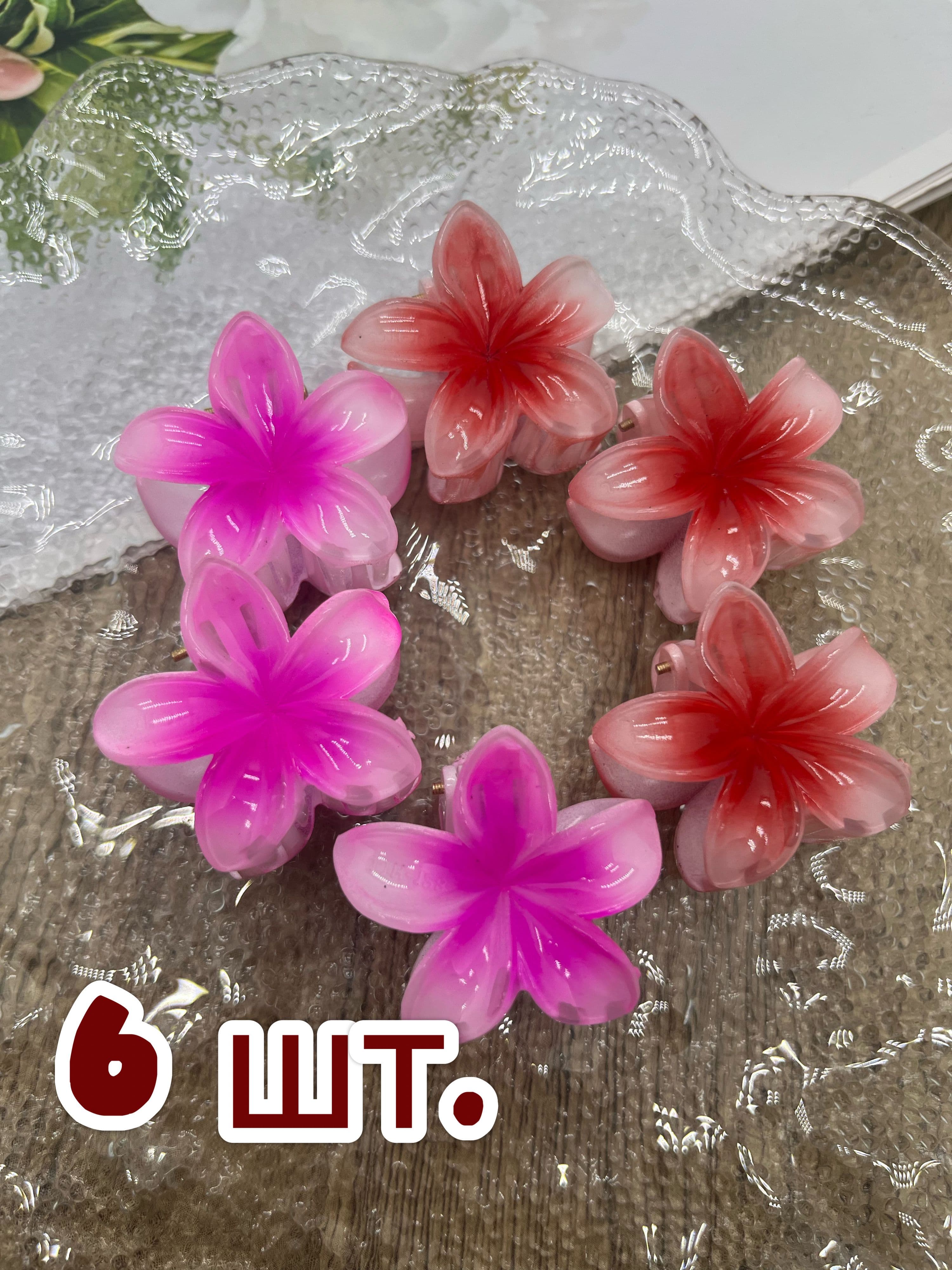 Заколка для волос 6 шт.