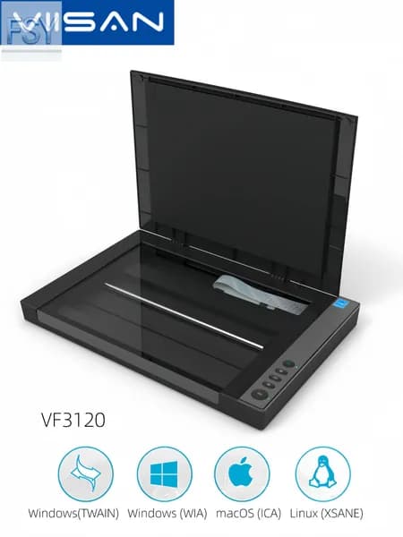 Сканер VF3120(1200dpi), черный, белый