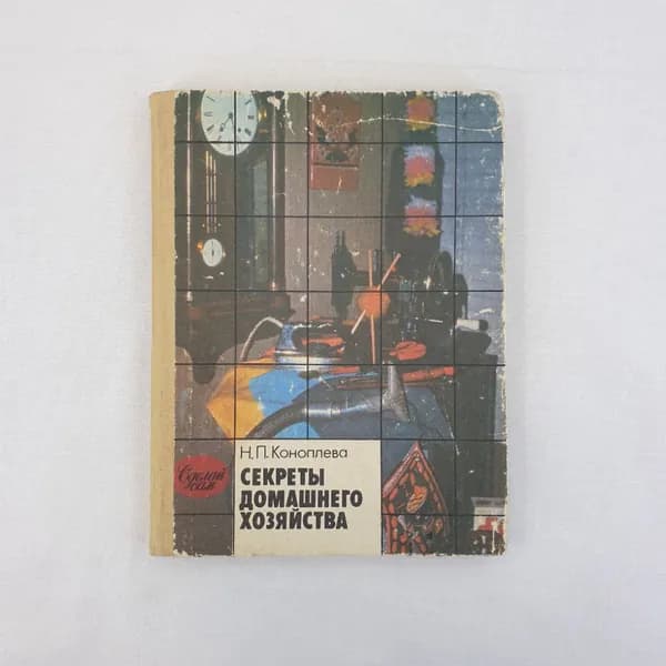Н.П. Коноплева "Секреты домашнего хозяйства", Просвещение, Москва 1991 г, винтаж, СССР