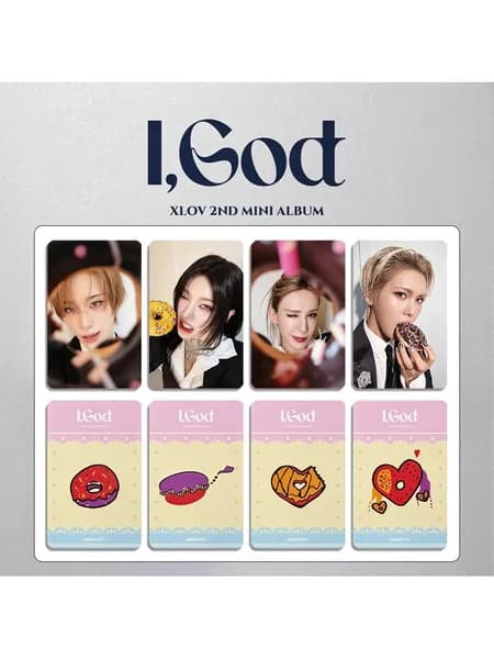 Фотокарточки I GOD Коллекционные карты Подарок для фаната K-pop XLOV карточки