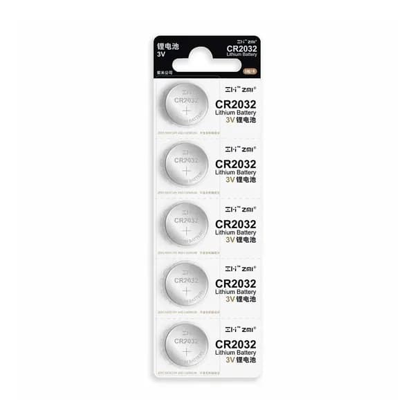 Батарейки ZMI CR2032 Button Batteries (5 штук в упаковке) 240 мАч подходят к устройствам умного дома Smart Home