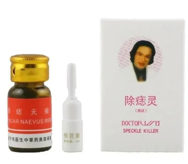 Doctor Wei Средство для удаления бородавок, родинок и папиллом (мазь и суспензия 2в1)