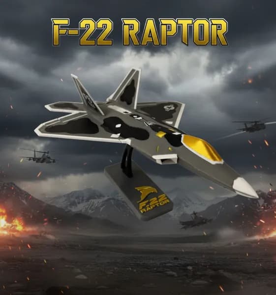 Модель истребителя F-22 RAPTOR