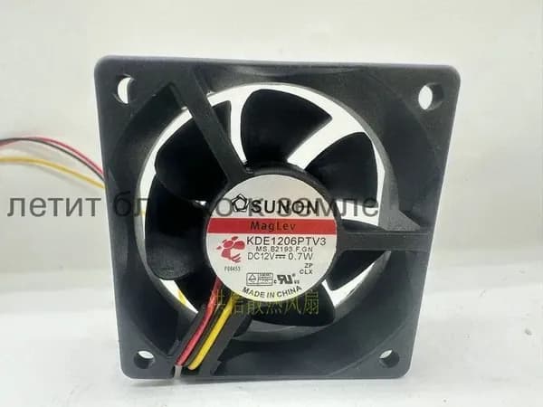 Вентилятор Охлаждения SUNON 6025 KDE1206PTV3 MS.B2193.F.GN DC12V 0.7W 60*25MM
