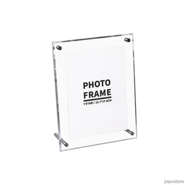 Прозрачная акриловая подставка для фотографий и сертификатов универсальной ориентации домашнего использования