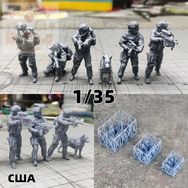 Cor 135 сборная модель солдат